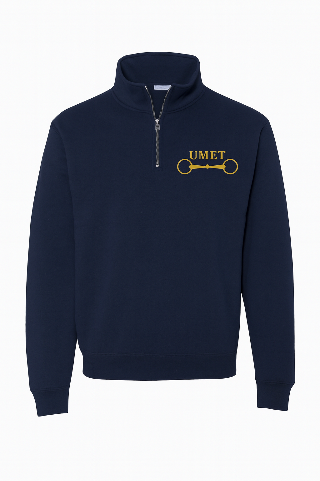 PRE-ORDER Men's Navy 1/4 Zip UMET Logo