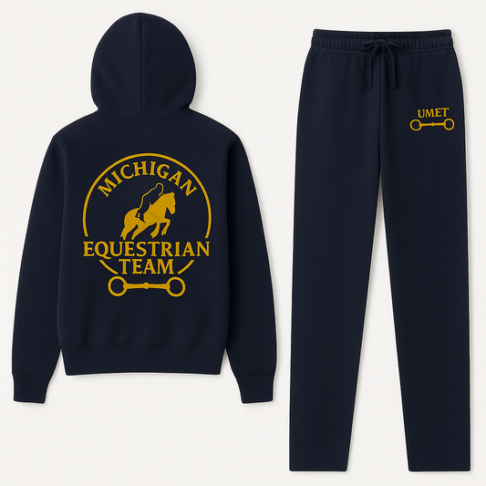 PRE-ORDER Navy Jogging Set w/ Straight Leg
