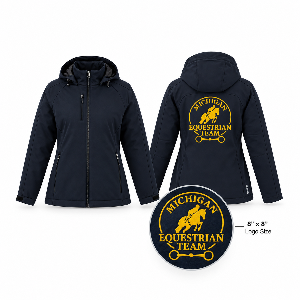 PRE-ORDER by 10-16-26 NEW Michigan Equestrian Team Insulated Jacket